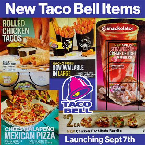 taco bell menu shreveport|Taco Bell New Menu Items Shreveport, LA .